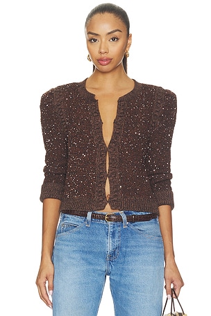 Thistle Sequined Cardigan L'AGENCE