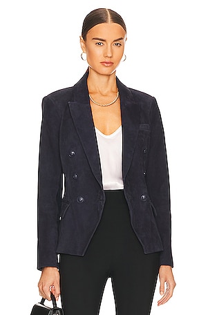 Kenzie Double Breasted Blazer L'AGENCE