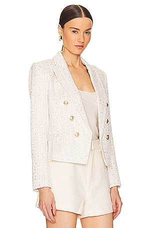 L'AGENCE Brooke Blazer in Ivory