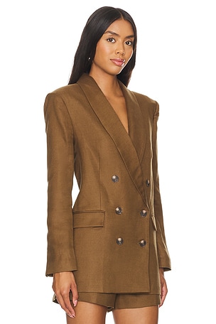 L'AGENCE Jayda Blazer in Brown