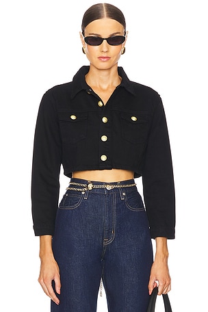 BLOUSON CROPPED GENEVIE L'AGENCE