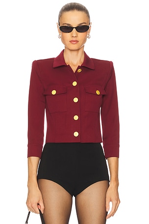 Kumi Cropped Fitted Jacket L'AGENCE
