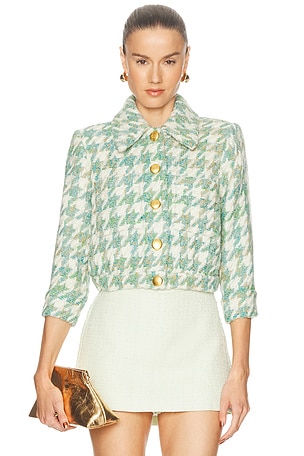 Jia Crop 3/4 Sleeve Jacket L'AGENCE