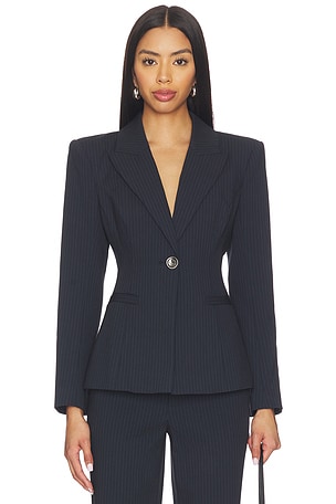 Therese Cinched Waist Blazer L'AGENCE