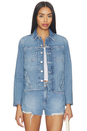 Janelle Slim Raw Jacket L'AGENCE