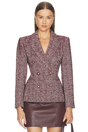 Karima Double Breasted Cinched Waist L'AGENCE
