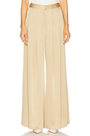 Aubrie Mid Rise Wide Leg Pant L'AGENCE