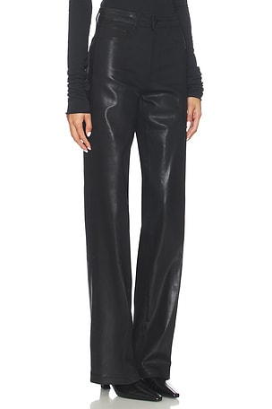 L'AGENCE Clayton High Rise Wide Leg in Black