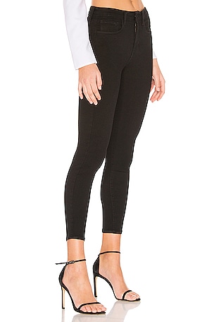 L'AGENCE Margot High Rise Skinny Jean in Black