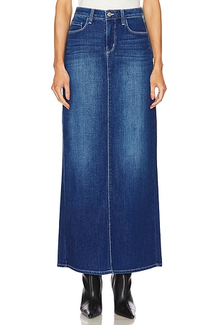 Miriam Denim Maxi Skirt L'AGENCE