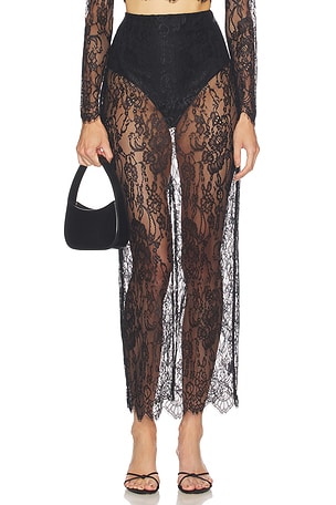 Raymonde Maxi Lace Skirt L'AGENCE