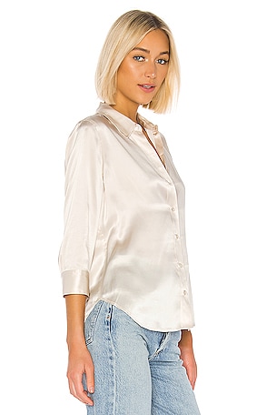 L'AGENCE Dani Blouse in Ivory