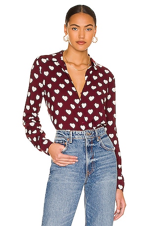 Holly Long Sleeve Blouse L'AGENCE