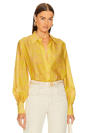Anine Bing Mika Shirt - Yellow
