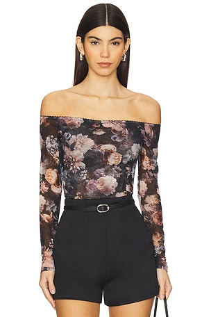 Peonie Off Shoulder Bodysuit L'AGENCE