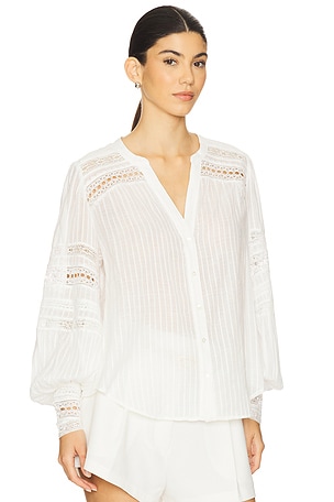 L'AGENCE Kiera Blouse in Ivory