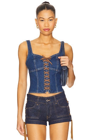 Nayeli Corset Tank Top L'AGENCE