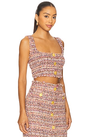 L'AGENCE Maylin Bralette Top in Pink