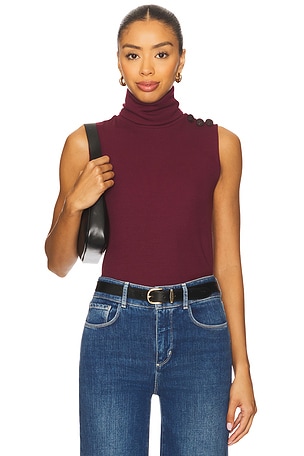 Ceci Sleeveless Turtleneck Top L'AGENCE