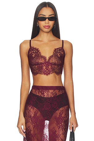 Aislin Lace Bralette Top L'AGENCE