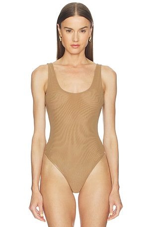 L'agence body de tirantes con cuello Rojoondo kalea en color bronce