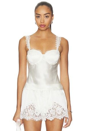 Soleia Lace Strap Cup Camisole L'AGENCE