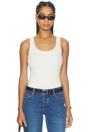 Adira Scoop Neck Tank L'AGENCE