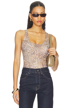 Kalea Scoop Neck Tank Bodysuit L'AGENCE