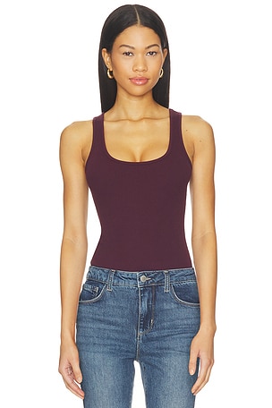 Nica Scoop Neck Tank Bodysuit L'AGENCE