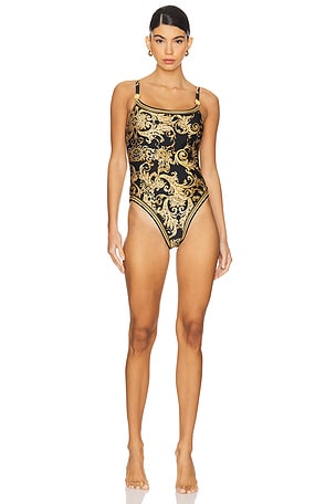 Remi Baroque Basic Lingerie One Piece Swimsuit L'AGENCE