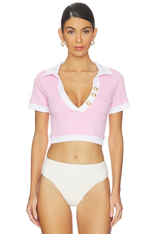 Cropped Polo Rashguard L'AGENCE