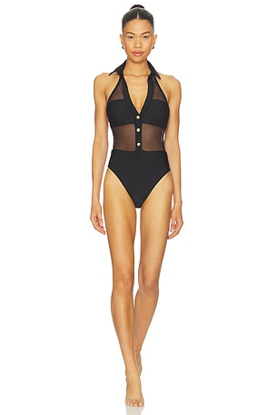 Natalya Collared One Piece L'AGENCE