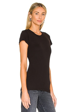 LA Made Crew Neck Tee in Black