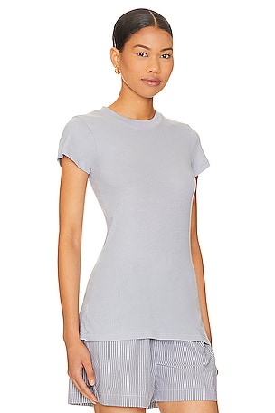 LA Made Crew Neck Tee in Grey