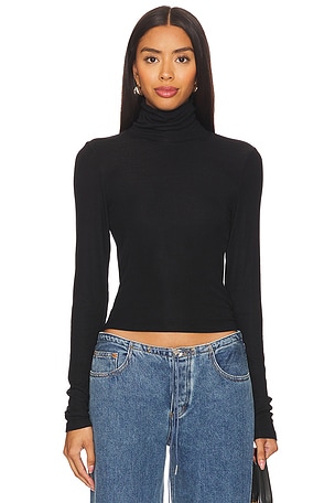 Felix Crop Turtle Neck TopLA Made$84NEW