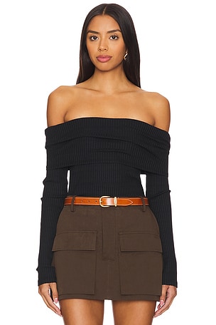 TOP MANCHES LONGUES KAYLA OFF SHOULDER LA Made