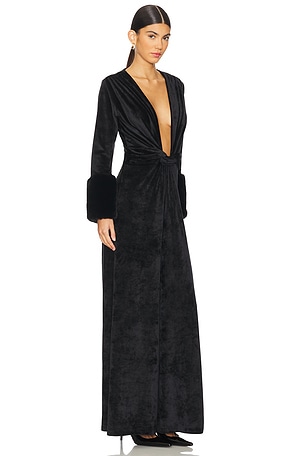 Leslie Amon Amanda Maxi Jumpsuit in Black