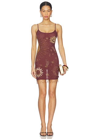 Mini Beaded Dress Leslie Amon
