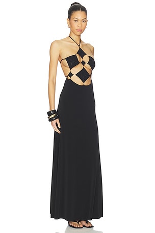 Leslie Amon ROBE REVENGE en Noir