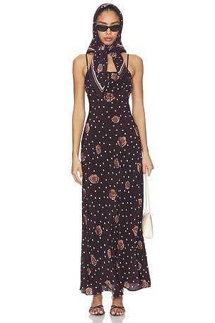 x REVOLVE Timeless Polka With Desert Roses With Head Scarf Leslie Amon