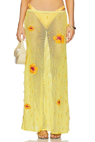 Treasure Hibiscus Maxi Skirt Leslie Amon