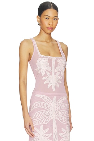 Leslie Amon Phuket Top in Pink. Size XS. Also