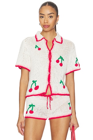 Ruby Crochet Shirt Leslie Amon