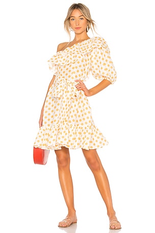 lisa marie fernandez linen dress THE SHIRT DRESS in Cherry Striped LINEN Gauze Cherry Striped Gauze / 2025CORE101 CSG / 4
