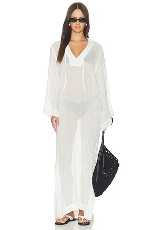 Lisa Marie Fernandez Tunic Caftan in White