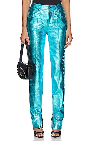 Leather Tapered Pant LaQuan Smith