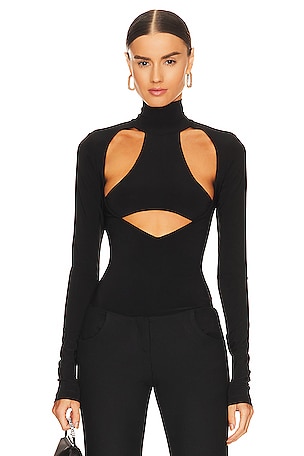Turtleneck with Cutout Detail LaQuan Smith