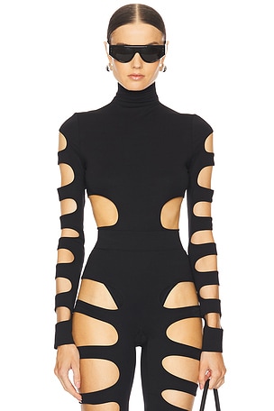 Mock Neck Bodysuit LaQuan Smith