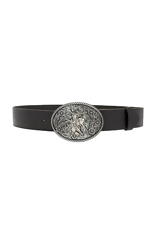 Metal Buckle Leather Belt LAMARQUE