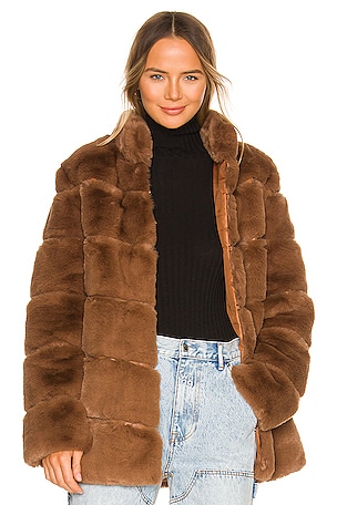 Maren Faux Fur JacketLAMARQUE$375